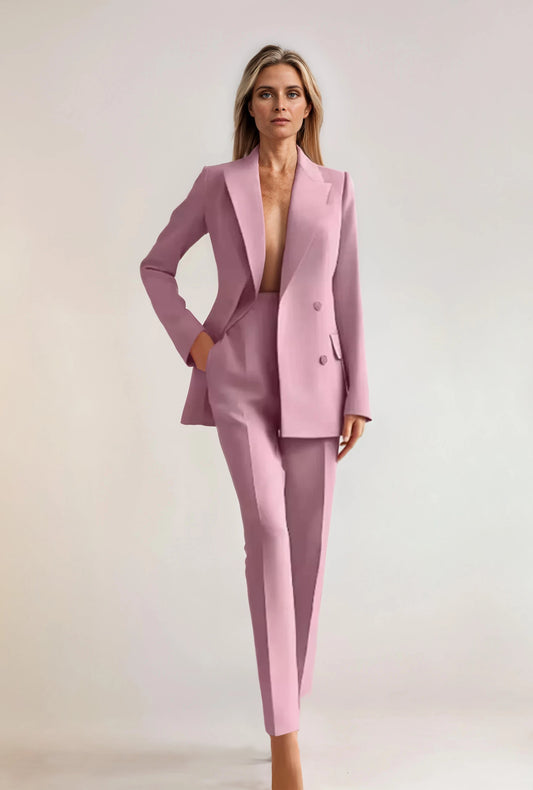 Dames blazer broekpak – elegante business suit voor kantoor en feestelijke gelegenheden