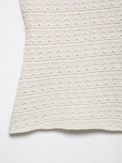 Dames Gebreid Gilet met V-Hals en Juweelknopen – Elegant, Tijdloos en Veelzijdig